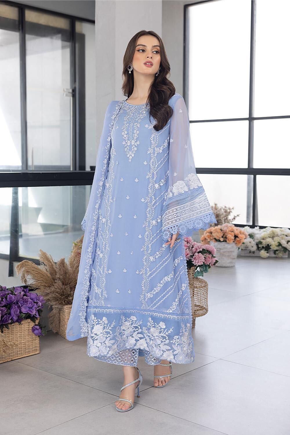 Azure Blue Formal LB-J-23 B&A Apparels Azure Blue Formal LB-J-23 B&A Apparels