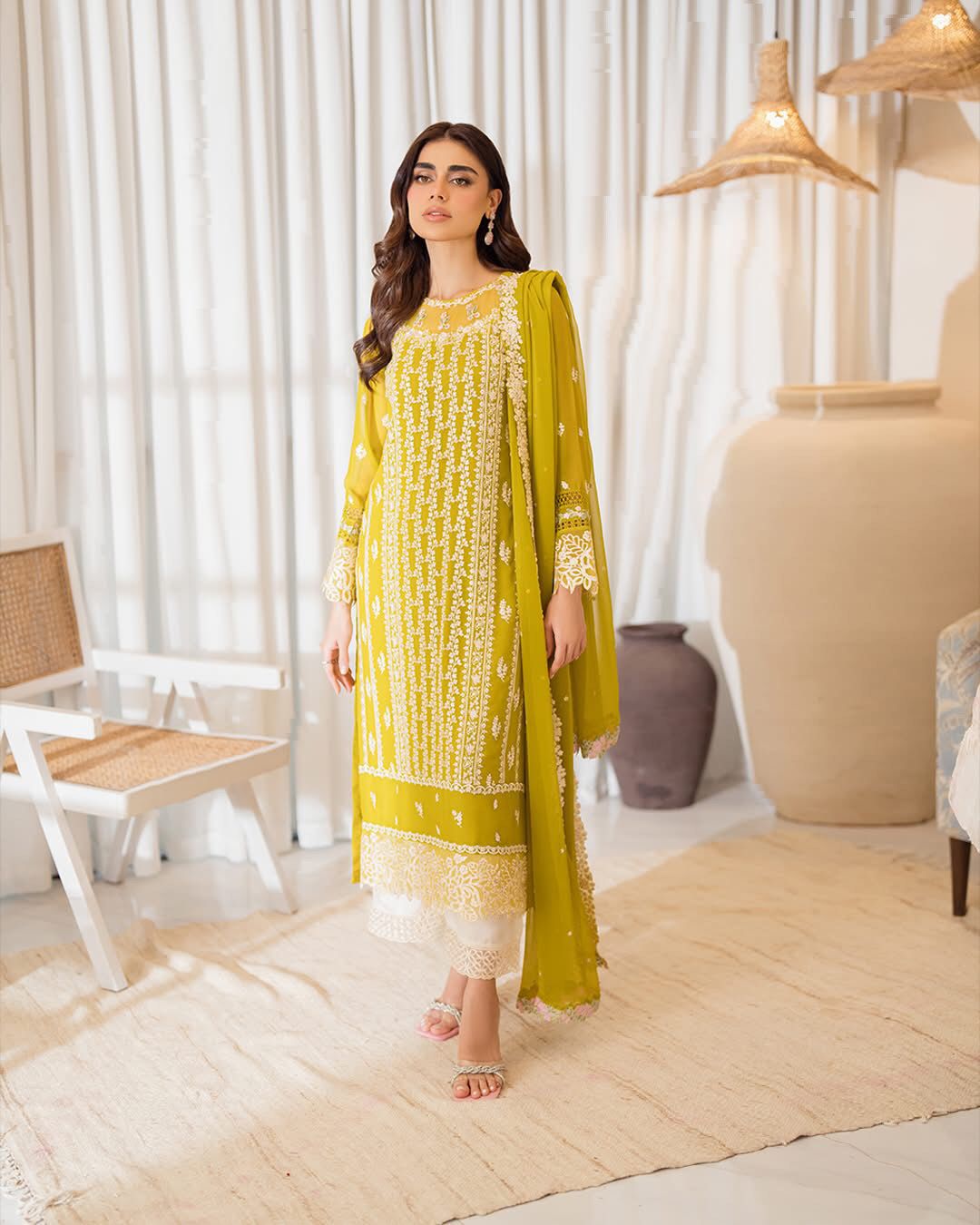 Azure Green Formal Chiffon J24 B&A Apparels