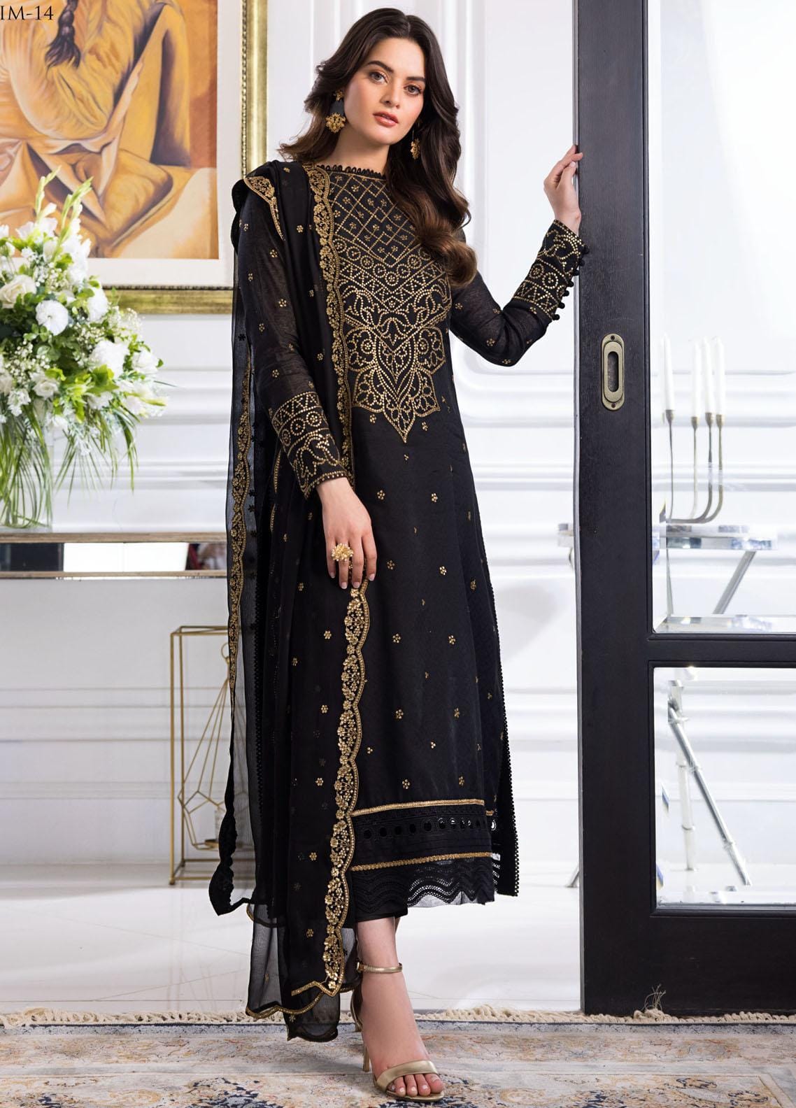 Asim jofa black clearance dress